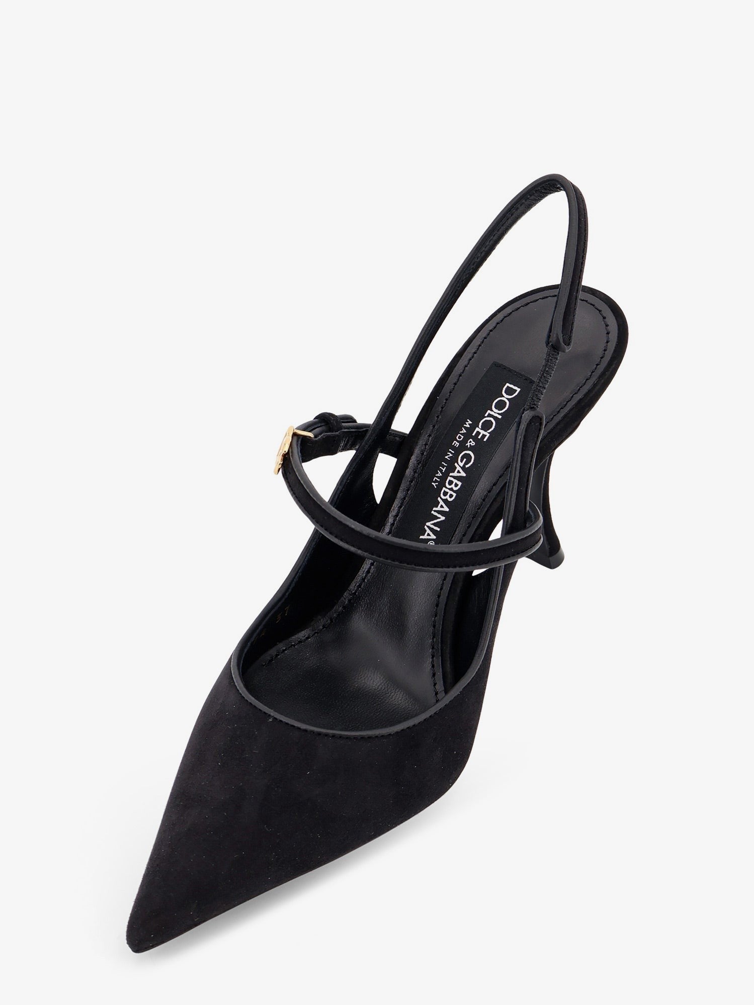 Dolce &amp; Gabbana Women's Leather and Suede Pumps Black