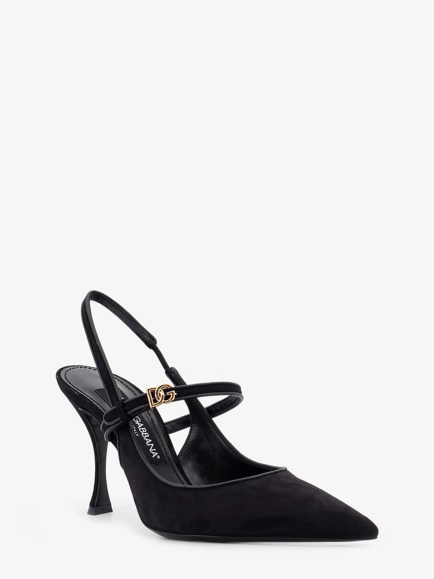 Dolce &amp; Gabbana Women's Leather and Suede Pumps Black