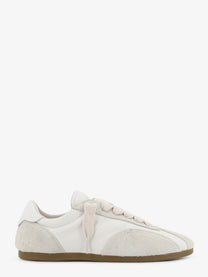 Represent Men's Leather and Suede Sneakers White