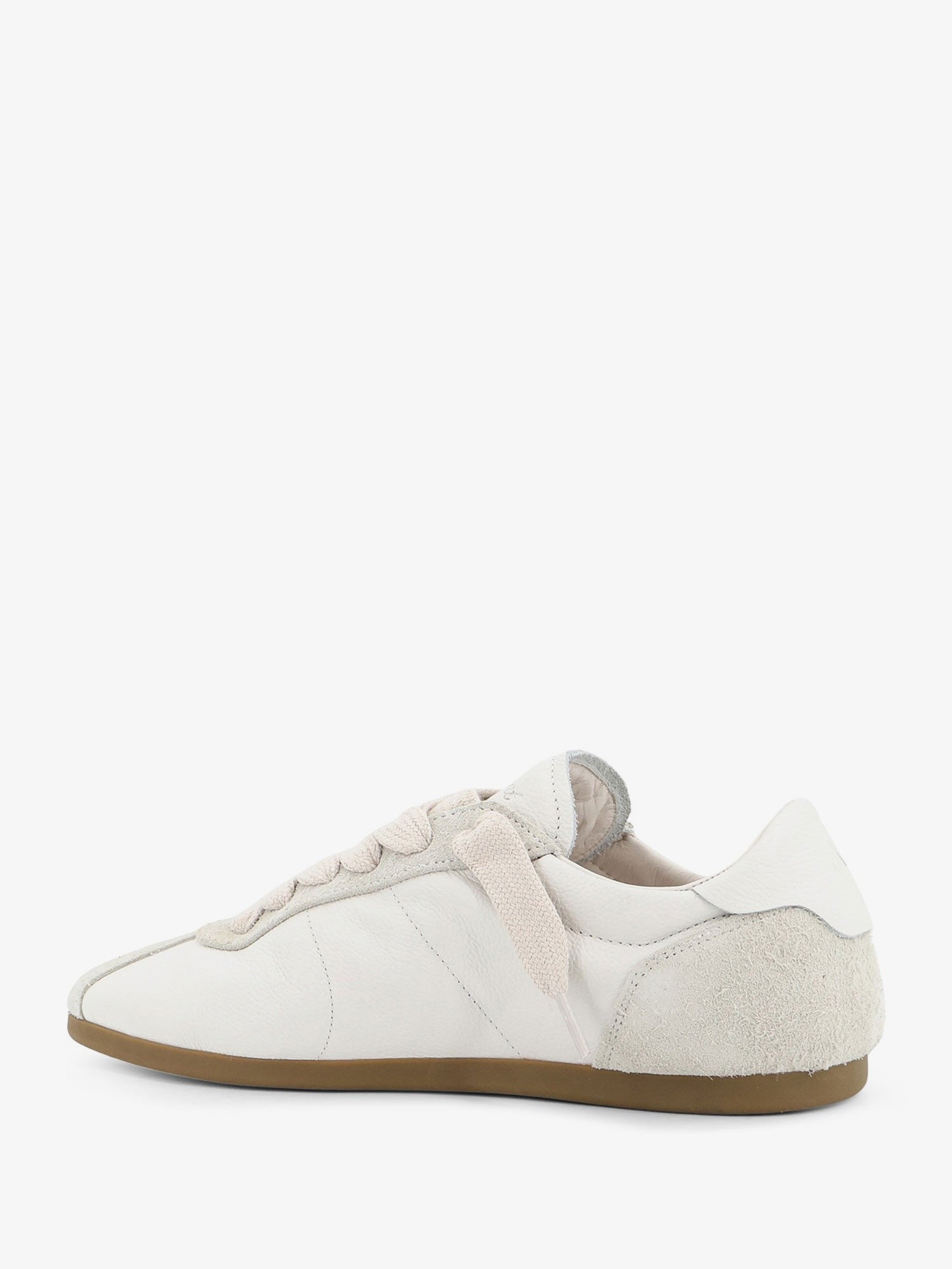 Represent Men's Leather and Suede Sneakers White