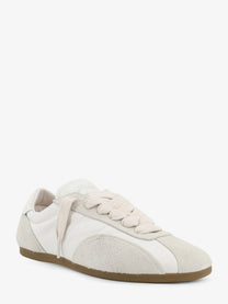 Represent Men's Leather and Suede Sneakers White