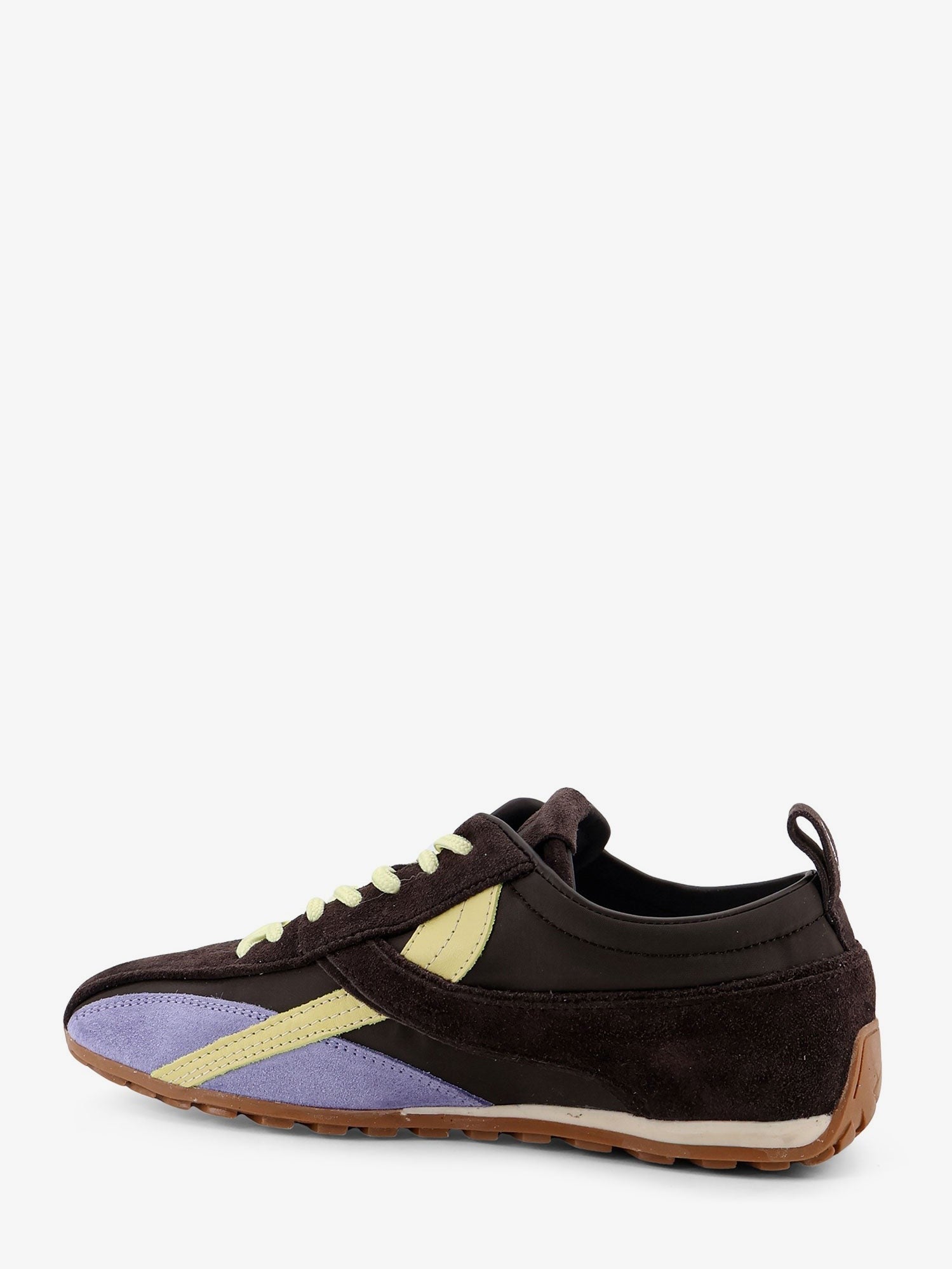 Alohas Women's Leather and Suede Sneakers Brown