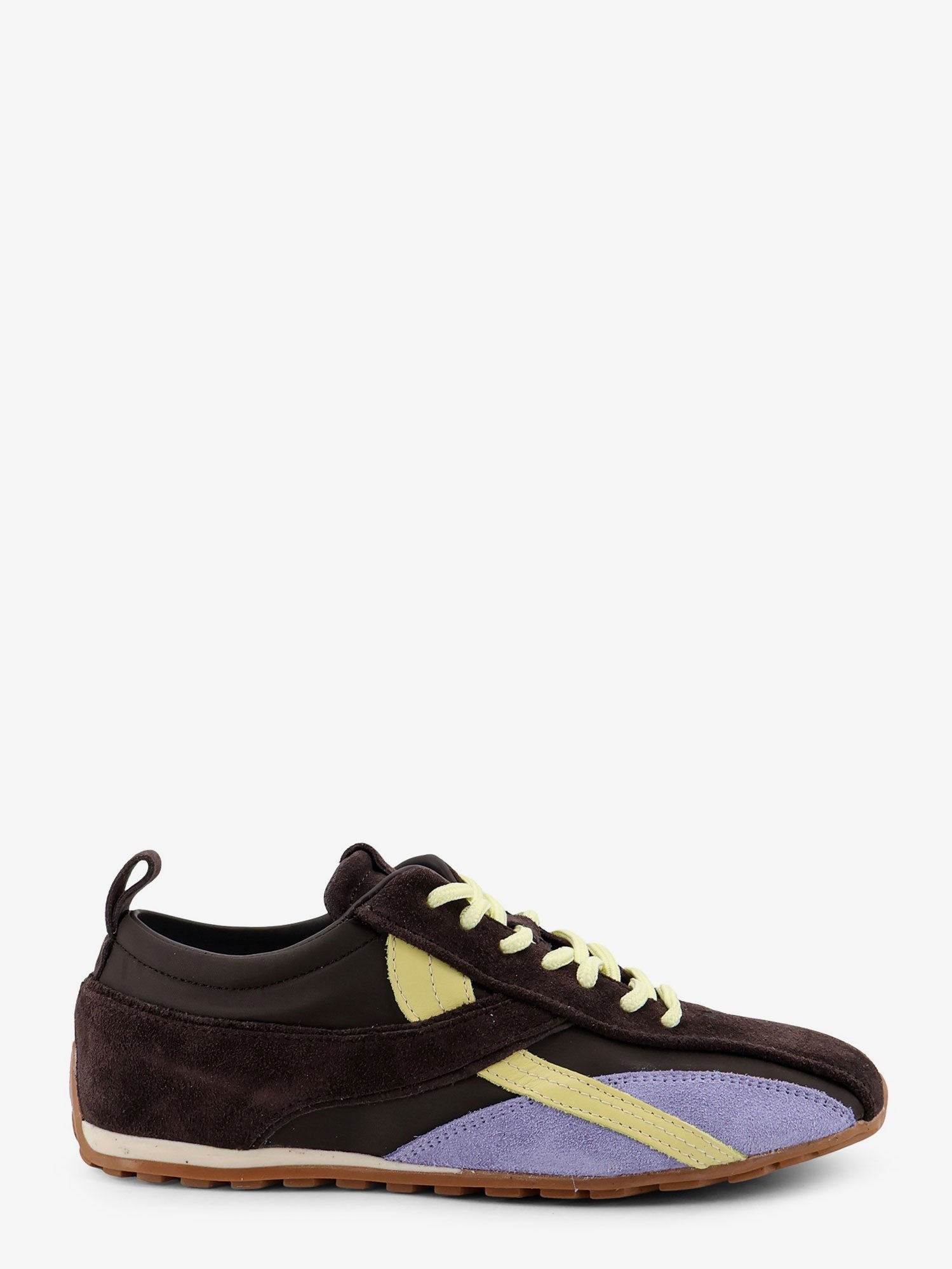 Alohas Women's Leather and Suede Sneakers Brown