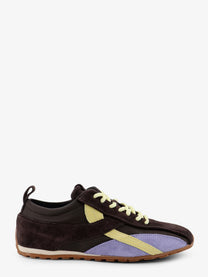 Alohas Women's Leather and Suede Sneakers Brown