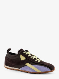 Alohas Women's Leather and Suede Sneakers Brown