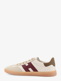 Hogan Men's Leather and Suede Sneakers White, view 3