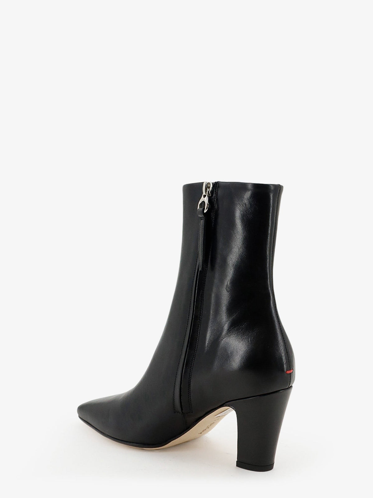 Aeyde Women's Leather Ankle Boots Black, view 3