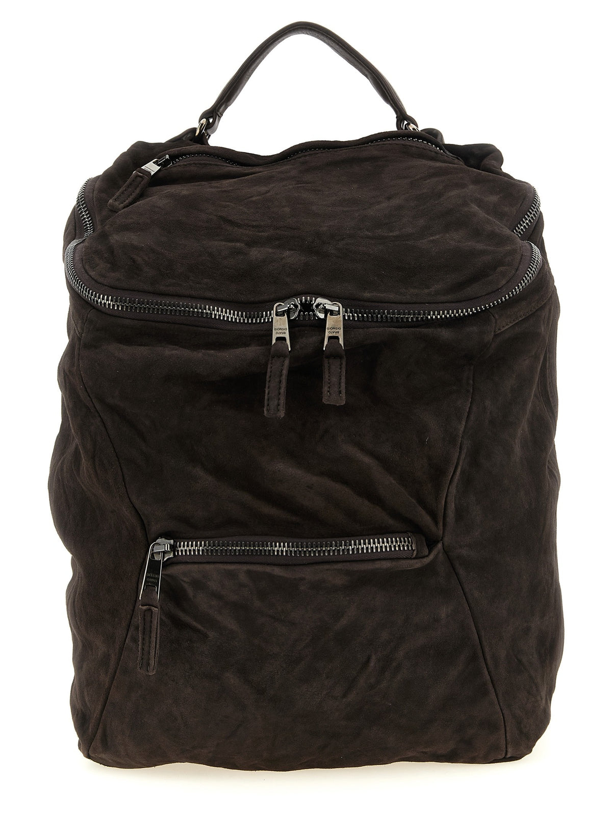 Giorgio Brato Leather Backpack Brown