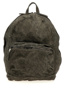 Giorgio Brato Leather Backpack Grey