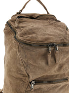 Giorgio Brato Leather Backpack Beige, view 3