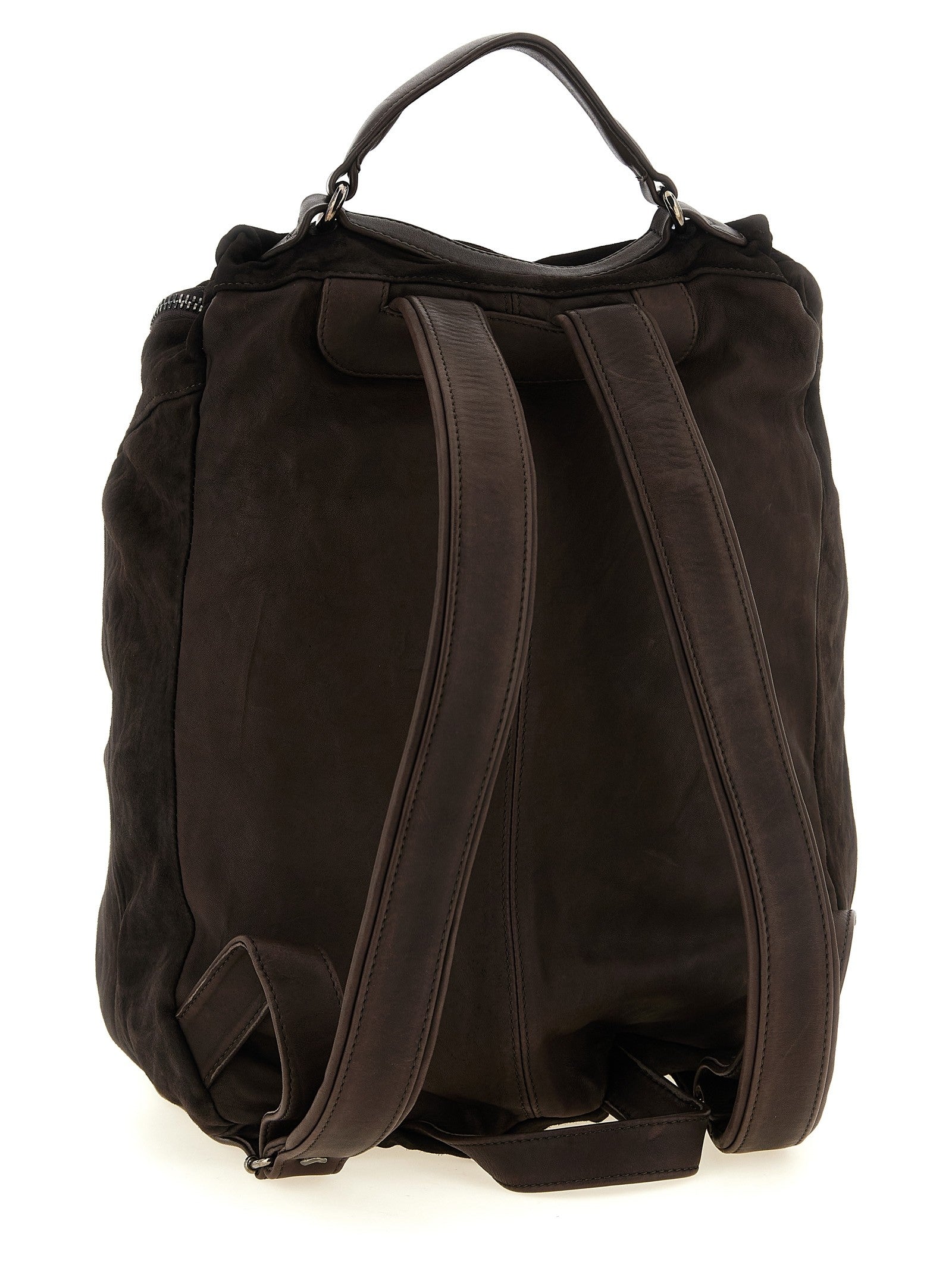 Giorgio Brato Leather Backpack Brown