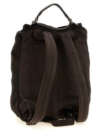 Giorgio Brato Leather Backpack Brown