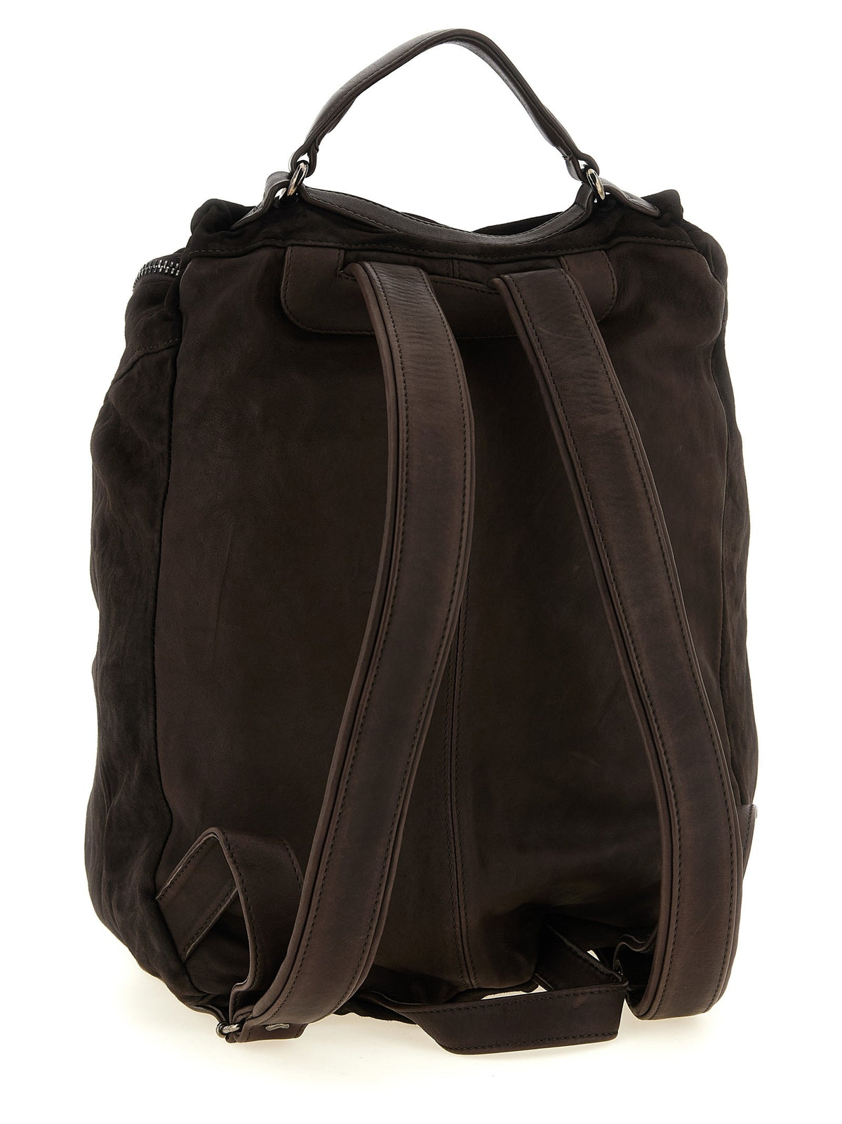 Giorgio Brato Leather Backpack Brown, view 2