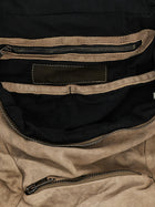 Giorgio Brato Leather Backpack Beige, view 4