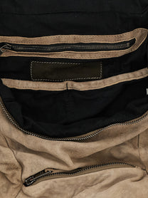 Giorgio Brato Leather Backpack Beige