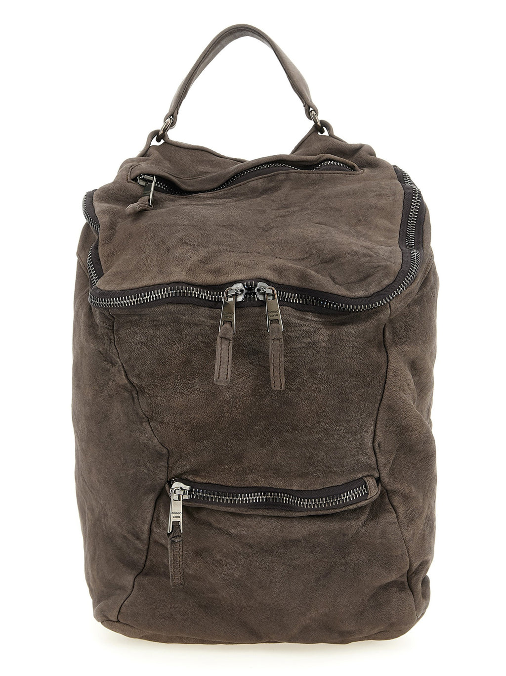 Giorgio Brato Leather Backpack Brown
