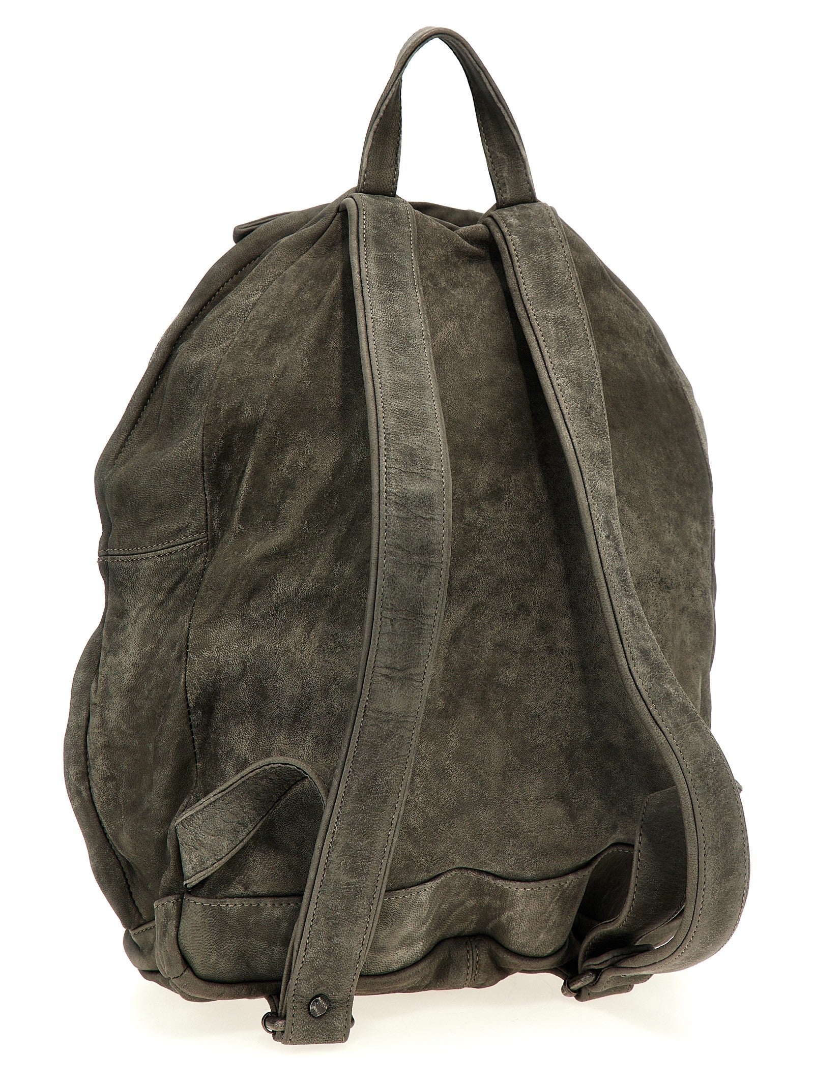 Giorgio Brato Leather Backpack Grey