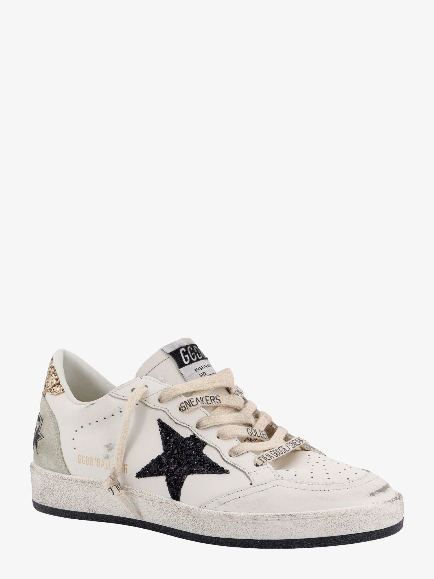 Golden Goose Women's Leather Ball Star Black