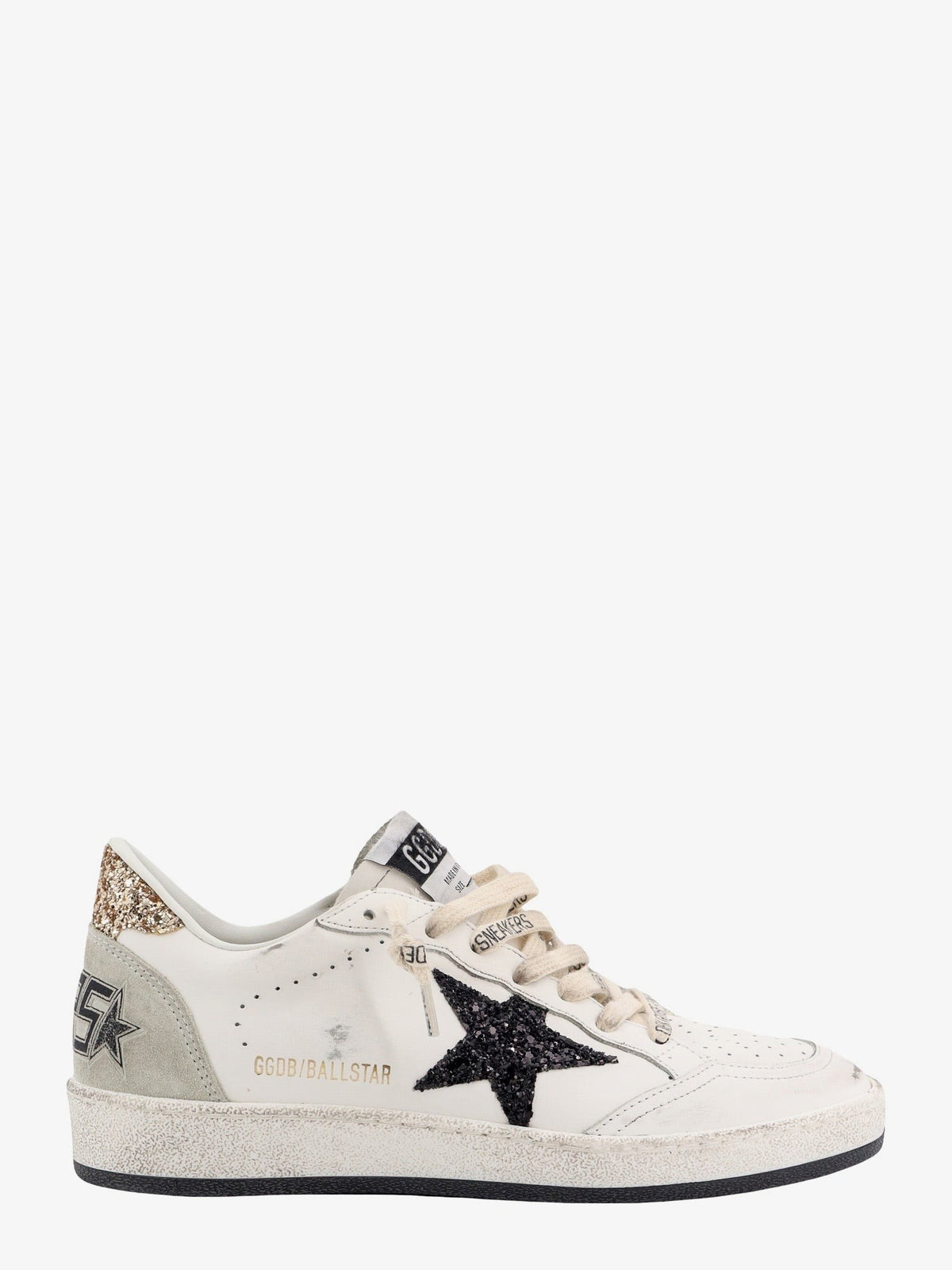 Golden Goose Women's Leather Ball Star Black