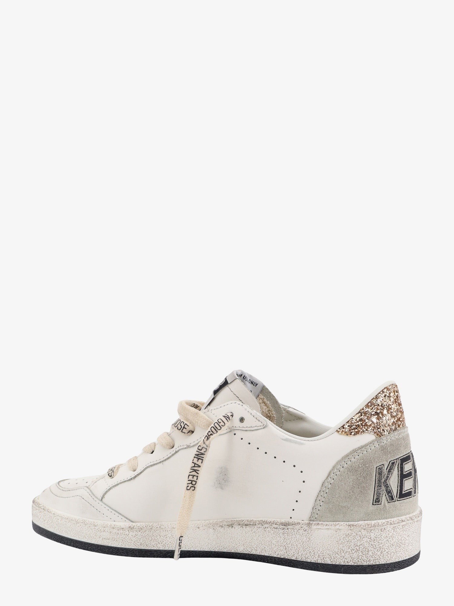 Golden Goose Women's Leather Ball Star Black