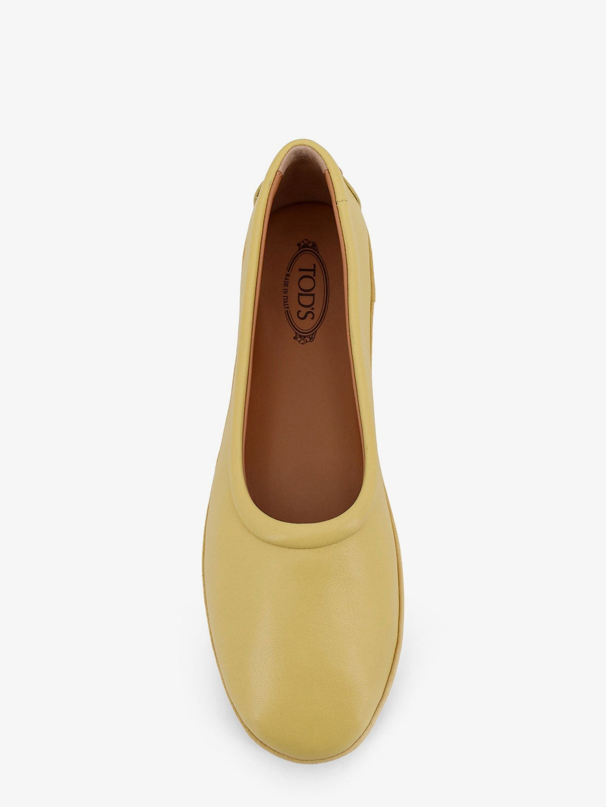 Tod's Women's Leather Ballet Flats Yellow