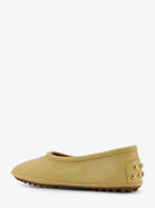 Tod's Women's Leather Ballet Flats Yellow
