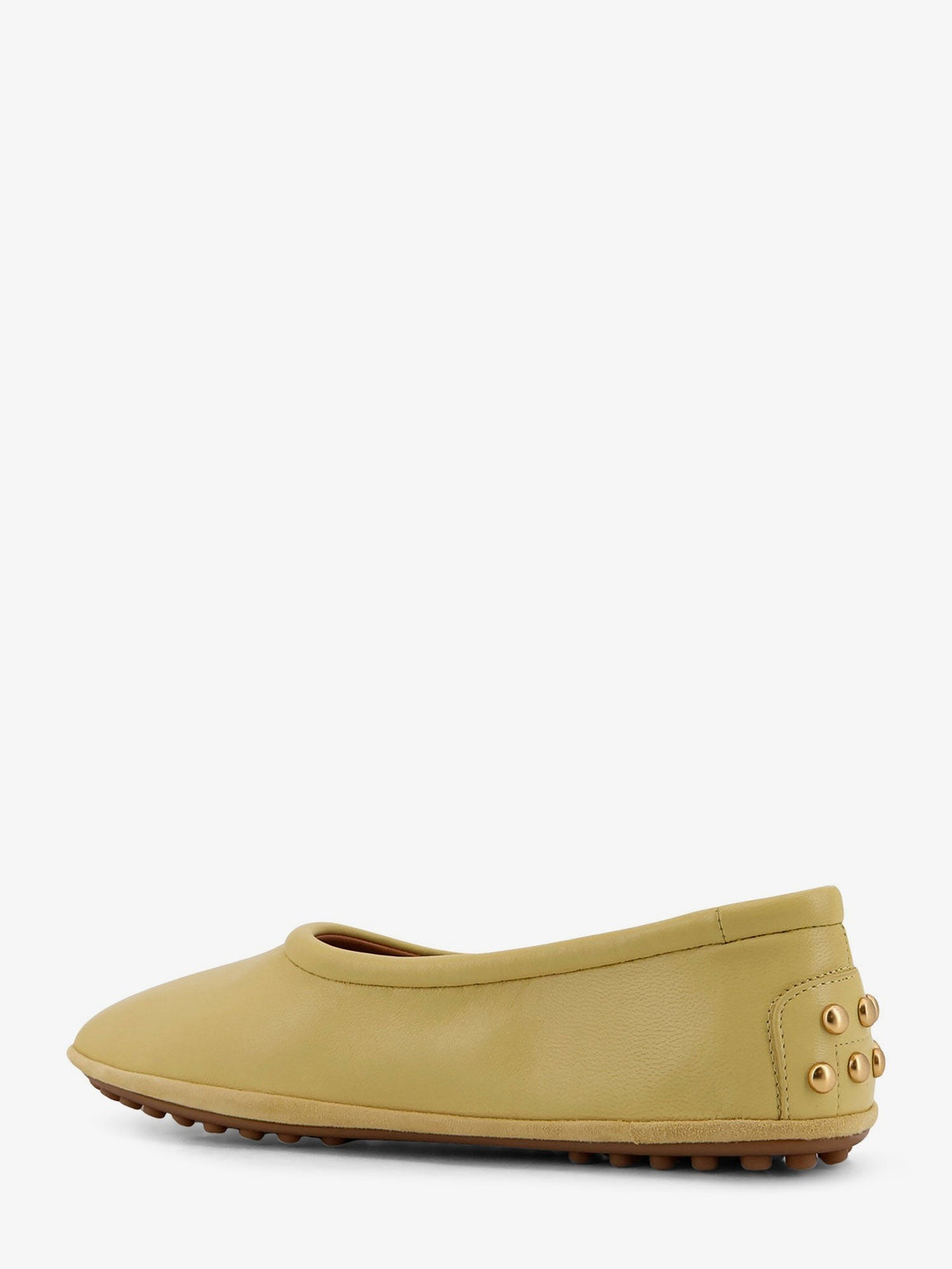 Tod's Women's Leather Ballet Flats Yellow