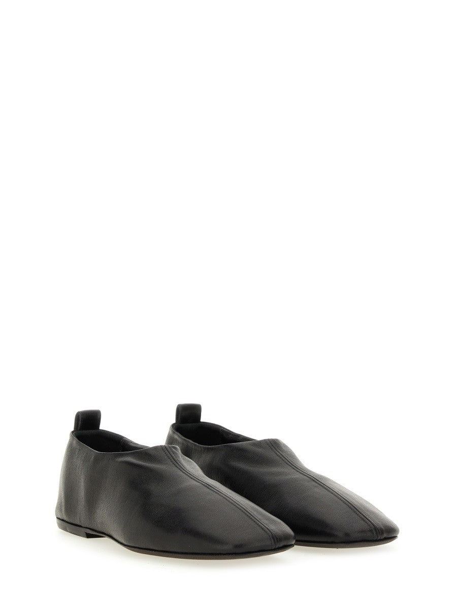 Dries Van Noten Women's Leather Ballet Flats Black, view 2