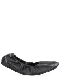 MM6 Maison Margiela Women's Leather Ballerina Black