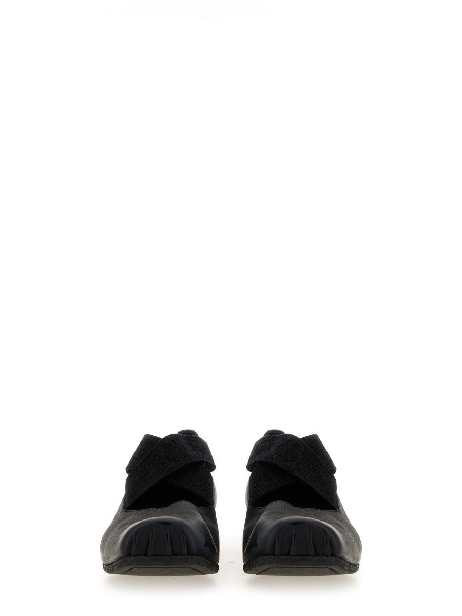 Uma Wang Women's Leather Ballerina Black Uma Wang