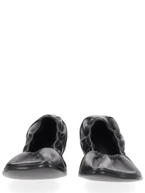 MM6 Maison Margiela Women's Leather Ballerina Black