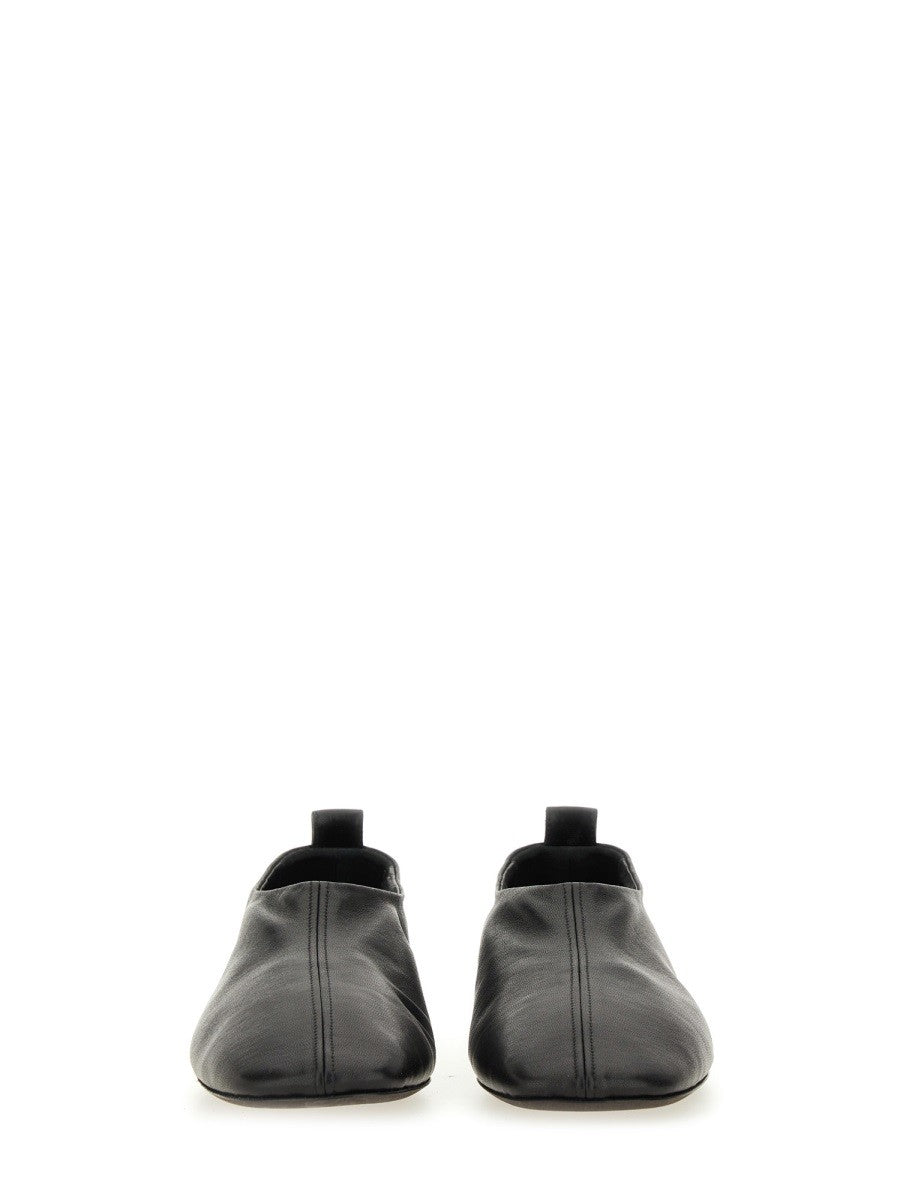 Dries Van Noten Women's Leather Ballet Flats Black, view 4