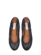 LANVIN Women's Leather Ballet Flats Black, view 6
