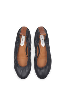 LANVIN Women's Leather Ballerina Black