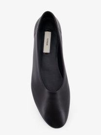 Toteme Women's Leather Ballerinas Black