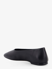 Toteme Women's Leather Ballerinas Black