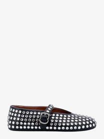 ALAÏA Women's Leather Ballet Flats Black
