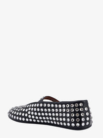 ALAÏA Women's Leather Ballet Flats Black