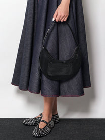 ALAÏA Women's Leather Ballet Flats Black