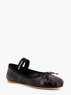 Miu Miu Women's Leather Ballet Flats Black, view 2