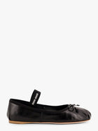 Miu Miu Women's Leather Ballet Flats Black