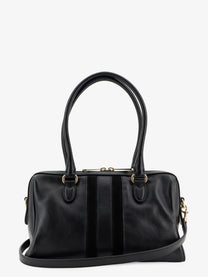 Gucci Women's Leather Bauletto Borsetto Shoulder Bag Black