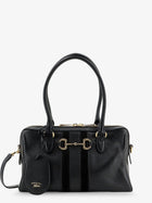 Gucci Women's Leather Bauletto Borsetto Shoulder Bag Black