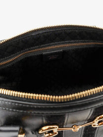 Gucci Women's Leather Bauletto Borsetto Shoulder Bag Black