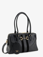 Gucci Women's Leather Bauletto Borsetto Shoulder Bag Black, view 3