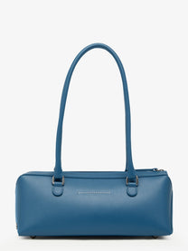 MM6 Maison Margiela Women's Leather Bauletto Shoulder Bag Blue