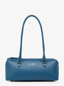 MM6 Maison Margiela Women's Leather Bauletto Shoulder Bag Blue
