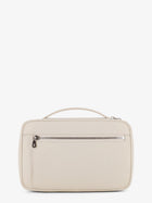 Brunello Cucinelli Men's Leather Beauty Case Ghiaccio, view 2