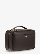 Brunello Cucinelli Men's Leather Beauty Case Gold, view 3