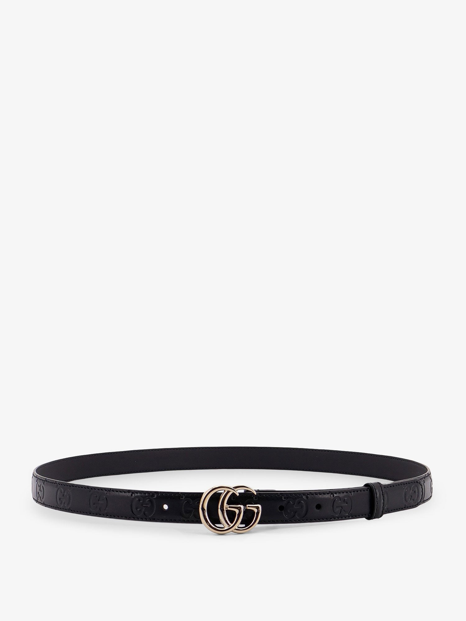 Gucci Women's Leather Belt Black